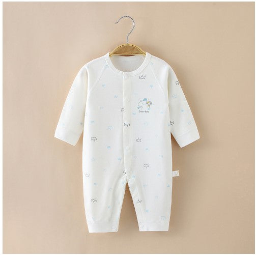 Baby Onesie Fall New Bottoming Underwear Cotton Long-Sleeved Men's And Women's Baby Romper Romper Newborn Clothes