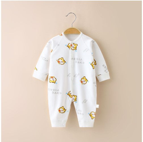 Baby Onesie Fall New Bottoming Underwear Cotton Long-Sleeved Men's And Women's Baby Romper Romper Newborn Clothes