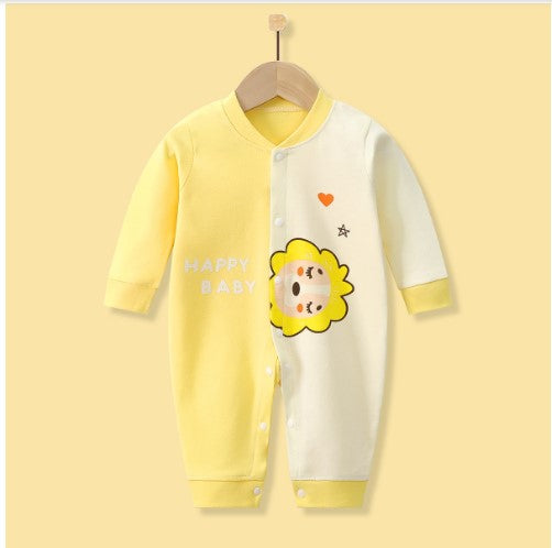 Children's Clothing Baby One-Piece Clothes New Long-Sleeved Cotton Newborn Baby Romper
