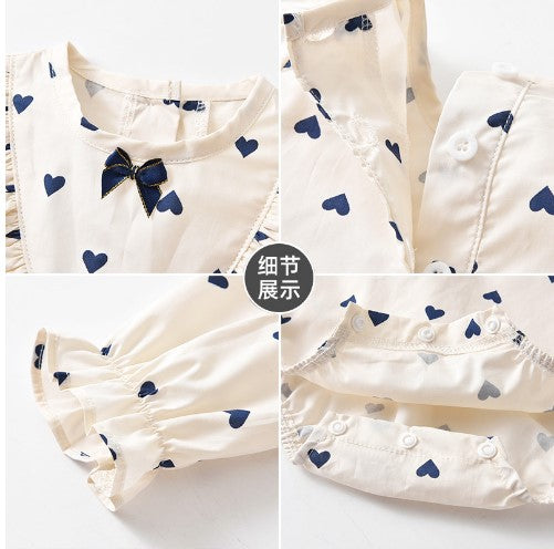 Clothing Infant Newborn Cotton Clothes Spring Baby Bag Fart Clothing Love Baby Romper