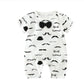 Baby Clothes Newborn Boys And Girls Baby Hot Style Rompers Children's Bow Tie One-Piece Summer Short-Sleeved Cotton Romper