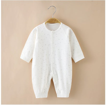 Baby Onesie Fall New Bottoming Underwear Cotton Long-Sleeved Men's And Women's Baby Romper Romper Newborn Clothes